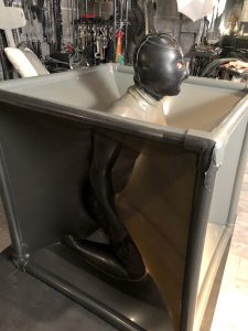 Houston Dominatrix Mistress Ella Strictland Iron Gate Femdom Fetish Dungeon Slave Cube